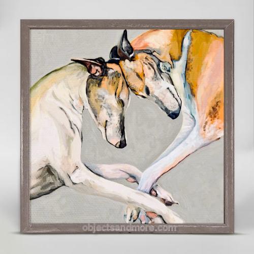 Best Friend- Greyhounds by CATHY WALTERS